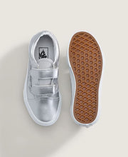 Load image into Gallery viewer, Vans Little Kids Old Skool V Shoe - Dazzled Lunar Rock Grey