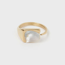 Load image into Gallery viewer, Arms Of Eve Cleo Gold and Mother of Pearl Ring