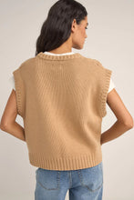Load image into Gallery viewer, Rhythm Finley Cable Knit Vest - Sand