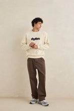 Load image into Gallery viewer, Rhythm Applique Fleece Crew - Natural