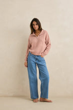 Load image into Gallery viewer, Rhythm Quinn Zip Knit - Pink