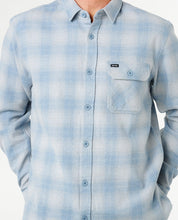 Load image into Gallery viewer, Rip Curl Grinners Flannel Shirt - Faded Denim