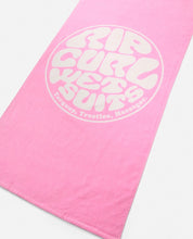 Load image into Gallery viewer, Rip Curl Graphic Standard Towel - Pastel Pink