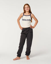 Load image into Gallery viewer, Rip Curl Girls Varsity Track Pant - Washed Black