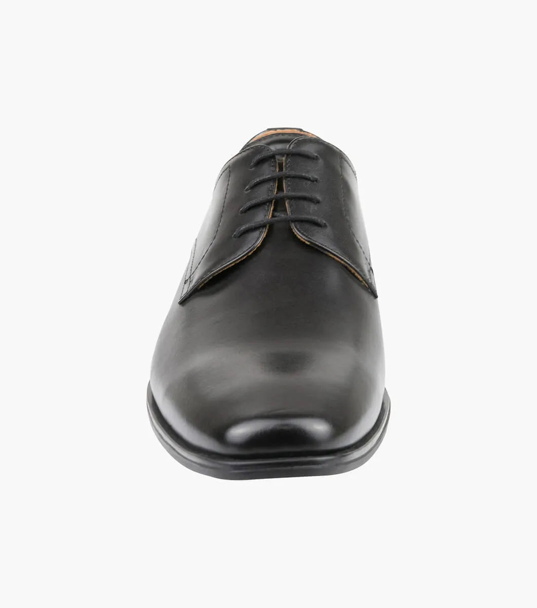 Florsheim Jackson Oxford Uomo – Pelle Vera, Punta Cesellata, Suola In Gomma, Taglia 40.5 EU, Nero
