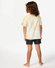Load image into Gallery viewer, Rip Curl Static Youth Slogan Tee - Washed Yellow