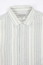 Load image into Gallery viewer, James Harper L/S Textured Stripe Shirt - Faded Blue