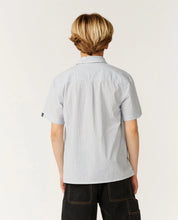 Load image into Gallery viewer, Rip Curl Archive Striped Out Short Sleeve Shirt - Faded Denim