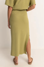 Load image into Gallery viewer, Rhythm Horizon Knit Midi Skirt - Palm