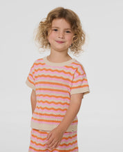 Load image into Gallery viewer, Rip Curl Sunset Stripe Tee - Mandarin Orange