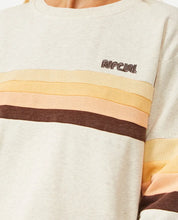 Load image into Gallery viewer, Rip Curl Surf Revival Panelled Crew - Oatmeal Marle