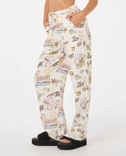 Load image into Gallery viewer, Rip Curl Sunset Luau Wide Leg Pants - Off White