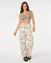 Load image into Gallery viewer, Rip Curl Sunset Luau Wide Leg Pants - Off White