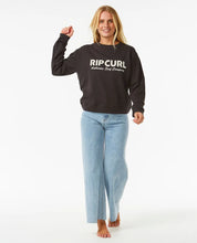 Load image into Gallery viewer, Rip Curl Surf Spray Crew - Washed Black
