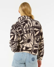 Load image into Gallery viewer, Rip Curl Printed Polar Fleece 1/4 Zip - Washed Black