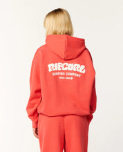Load image into Gallery viewer, Rip Curl Surf Puff Relaxed Hoodie - Deep Red