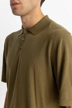 Load image into Gallery viewer, Rhythm Essential Knit SS Polo - Olive