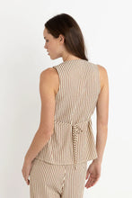 Load image into Gallery viewer, Rhythm Cove Stripe Long Vest - Natural