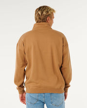 Load image into Gallery viewer, Rip Curl Pill Icon 1/4 Zip Crew - Mocha