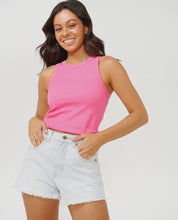 Load image into Gallery viewer, Rip Curl Classic Ribbed Tank - Hot Pink