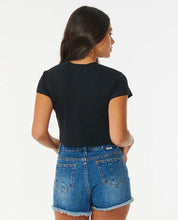 Load image into Gallery viewer, Rip Curl Classic Ribbed Tee - Black