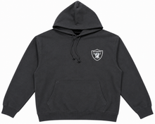 Load image into Gallery viewer, Everteam NFL Raiders Front Back Hoodie - Washed Black