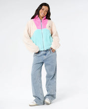 Load image into Gallery viewer, Rip Curl Block Party II Zip Through Polar Fleece - Bone