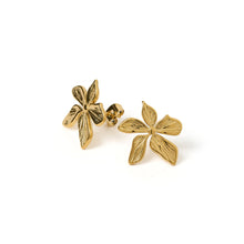 Load image into Gallery viewer, Arms Of Eve Lily Gold Earrings