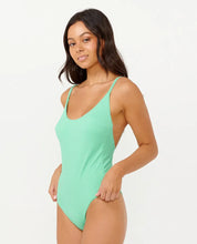 Load image into Gallery viewer, Rip Curl Premium Cheeky Coverage One Piece Swimsuit - Aqua