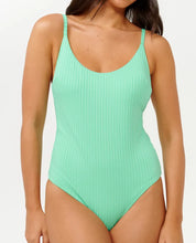 Load image into Gallery viewer, Rip Curl Premium Cheeky Coverage One Piece Swimsuit - Aqua