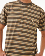 Load image into Gallery viewer, Rip Curl Search Stripe Tee - Deep Rock