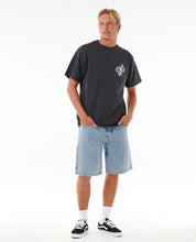 Load image into Gallery viewer, Rip Curl Sun Buzzed Tee - Washed Black