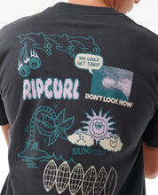 Load image into Gallery viewer, Rip Curl Sun Buzzed Tee - Washed Black