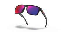 Load image into Gallery viewer, Oakley Holbrook Sunglasses - Matte Black W/ Positive Red Iridium