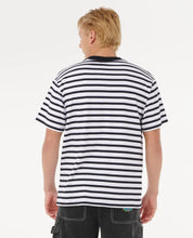 Load image into Gallery viewer, Rip Curl Raw Energy Stripey Tee - Black/White