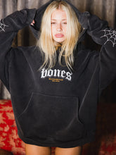 Load image into Gallery viewer, Billy Bones Club Webbed Classic Hoodie - Washed Black