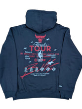 Load image into Gallery viewer, Mitchell & Ness Chicago Bulls Finals Tour Hoodie - Washed Black