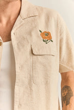 Load image into Gallery viewer, Rhythm Embroidered Seersucker S/S Shirt - Natural