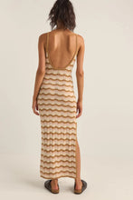 Load image into Gallery viewer, Rhythm Aries Stripe Knit Midi Dress - Natural