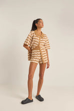 Load image into Gallery viewer, Rhythm Aries Stripe Knit Short - Natural