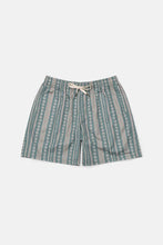 Load image into Gallery viewer, Rhythm Paisley Stripe Beach Short - Olive