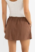 Load image into Gallery viewer, Rhythm Beach Side Skort - Chocolate