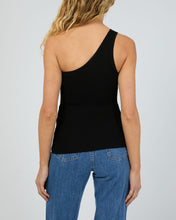 Load image into Gallery viewer, Silent Theory Dustin One Shoulder Top - Black