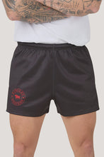 Load image into Gallery viewer, Ringers Western Unisex Footy Short - Charcoal/Red