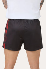 Load image into Gallery viewer, Ringers Western Unisex Footy Short - Charcoal/Red