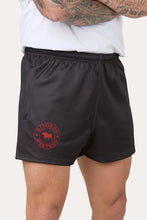 Load image into Gallery viewer, Ringers Western Unisex Footy Short - Charcoal/Red