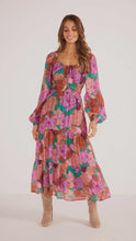 Load image into Gallery viewer, MINKPINK Zora Tiered Midi Dress - Fall Floral