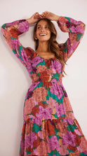 Load image into Gallery viewer, MINKPINK Zora Tiered Midi Dress - Fall Floral