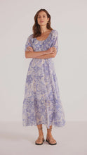 Load image into Gallery viewer, MINKPINK Lola Tiered Midi Dress - Blue Paisley