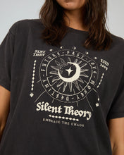 Load image into Gallery viewer, Silent Theory Luna Tee - Washed Black